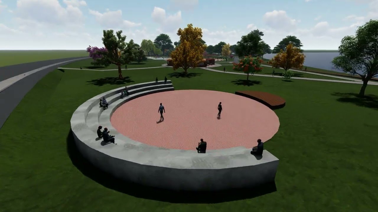 Projeto do Vila Gourmet do Parque Lagoa das Bateias