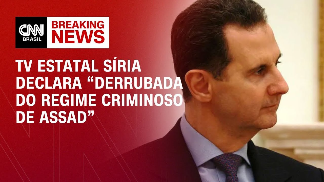 TV estatal síria declara “derrubada do regime criminoso de Assad”