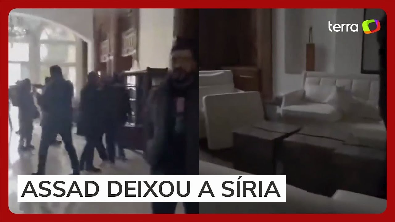 Rebeldes invadem e saqueiam palácios de Bashar al-Assad na Síria