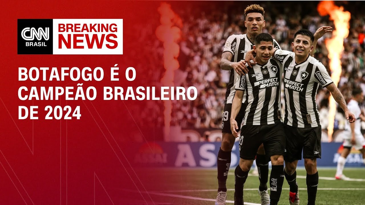 Botafogo é o campeão brasileiro de 2024 