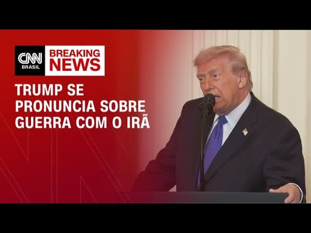 Veja pronunciamento público de Trump sobre guerra com Irã | BASTIDORES CNN