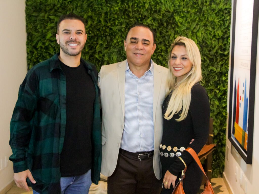 Ronan Rodrigues, Rogério dos Santos e Lylli Rodrigues
Foto: Rodrigo Andrade