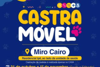 Castramóvel estará no Miro Cairo nesta sexta e sábado para atender cães e gatos